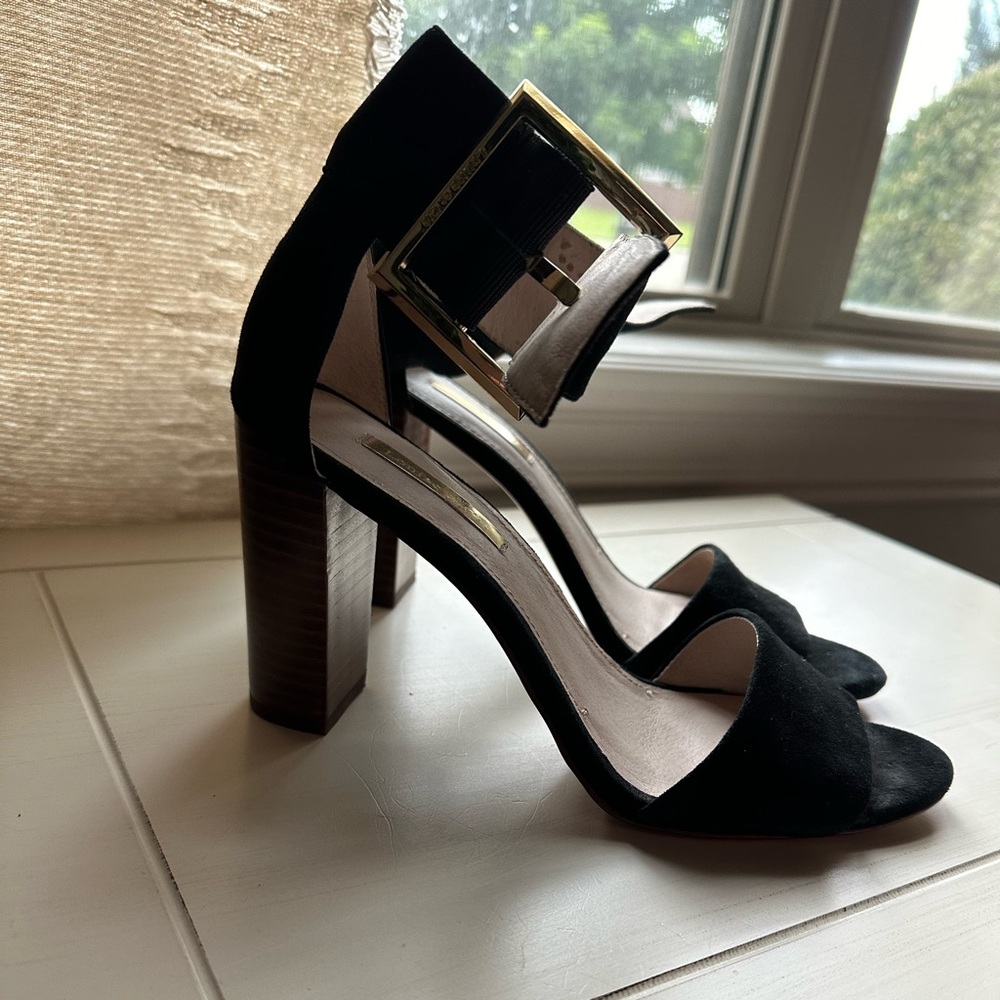 Louise et cie velvet formal heels